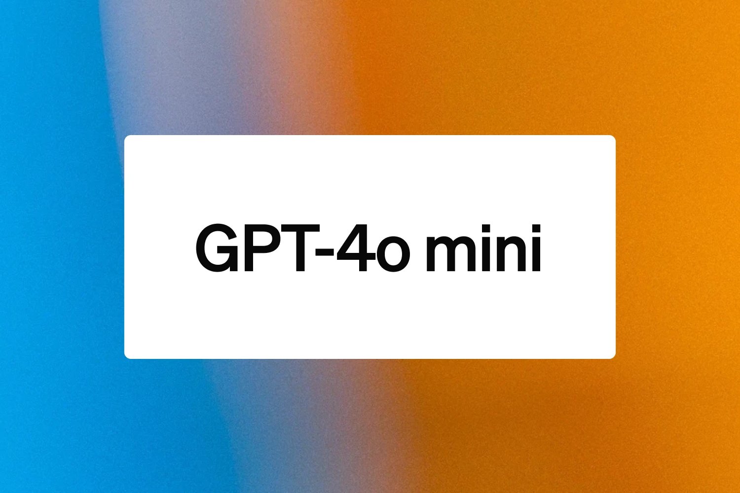 Gpt 4o Mini Openai
