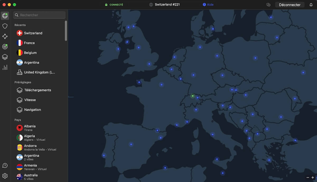 Nordvpn Connecté Suisse