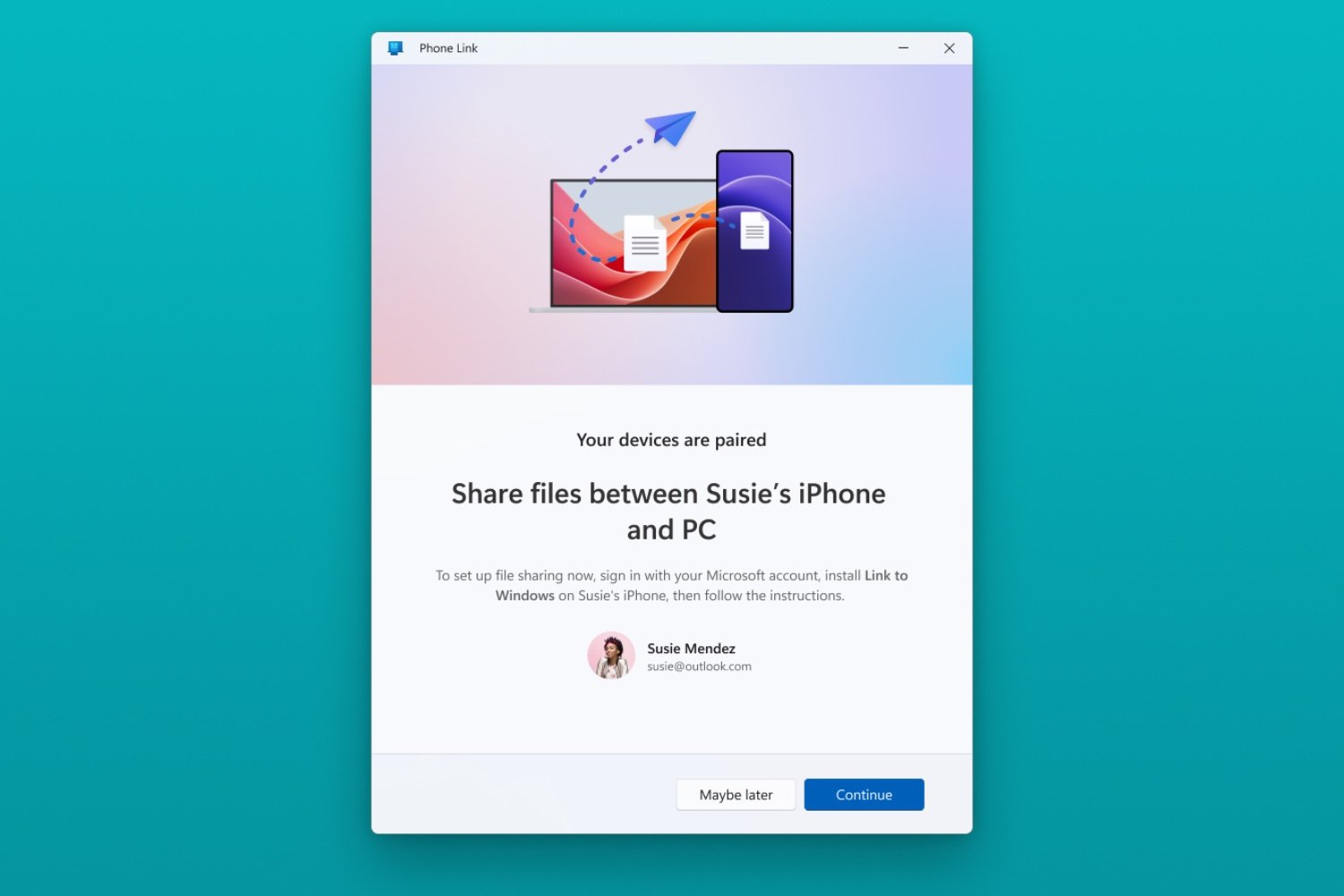 Lien Avec Windows Partage Iphone