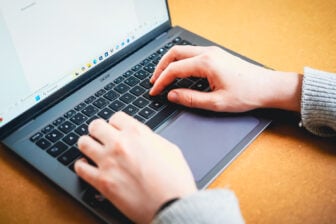 Test Acer Swift Go Main Clavier