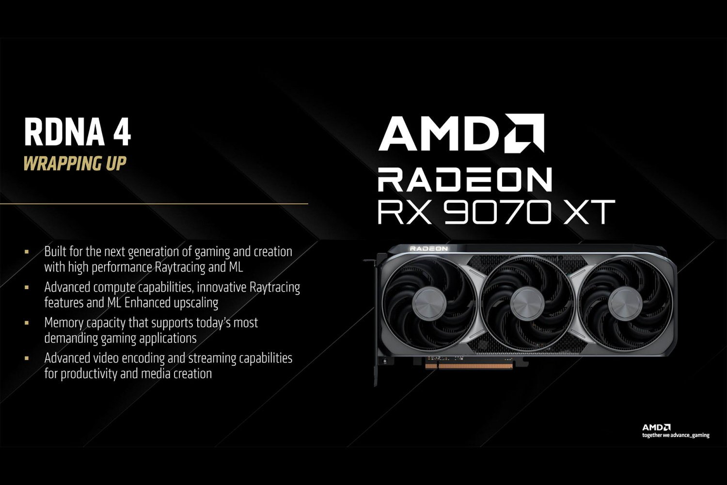 Amd Rdna4 Radeon Rx 9070 Xt