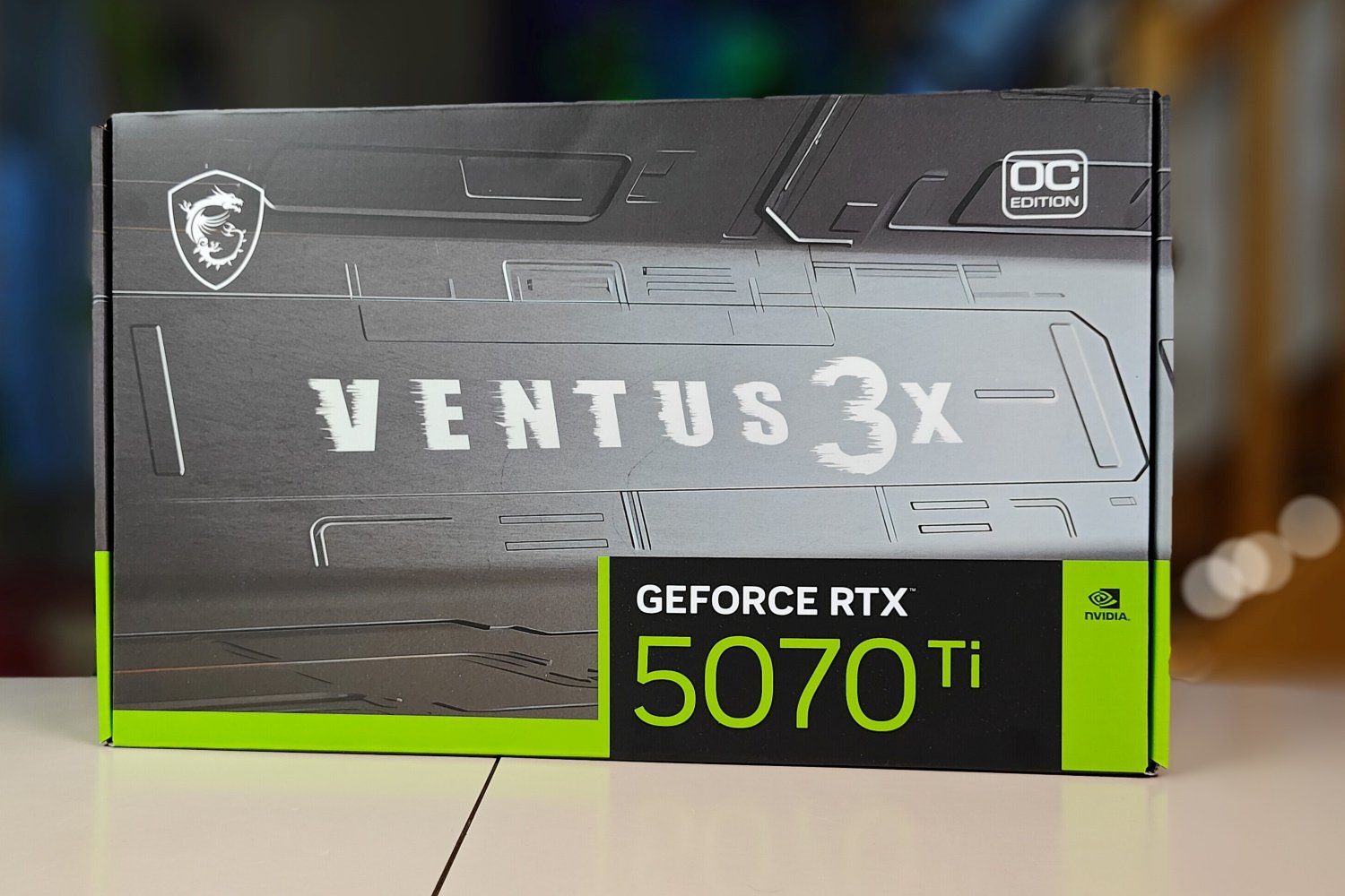 Msi Geforce Rtx5070ti Ventus 3x Oc Box