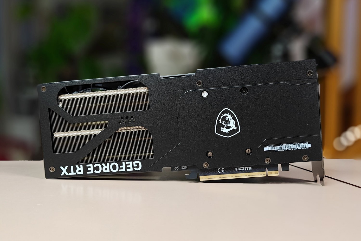 Msi Geforce Rtx5070ti Ventus 3x Oc Back