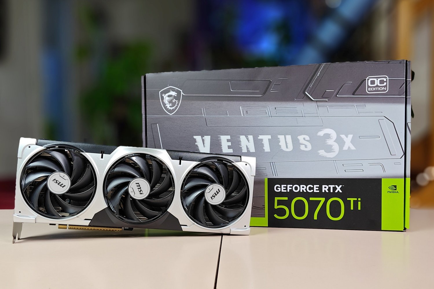 Msi Geforce Rtx5070ti Ventus 3x Oc Box Carte