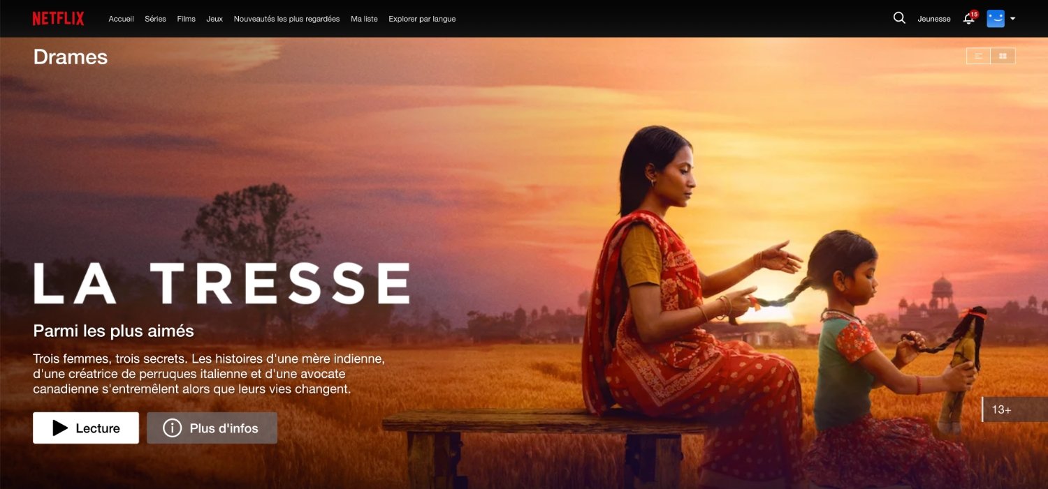 Code Netflix Drames