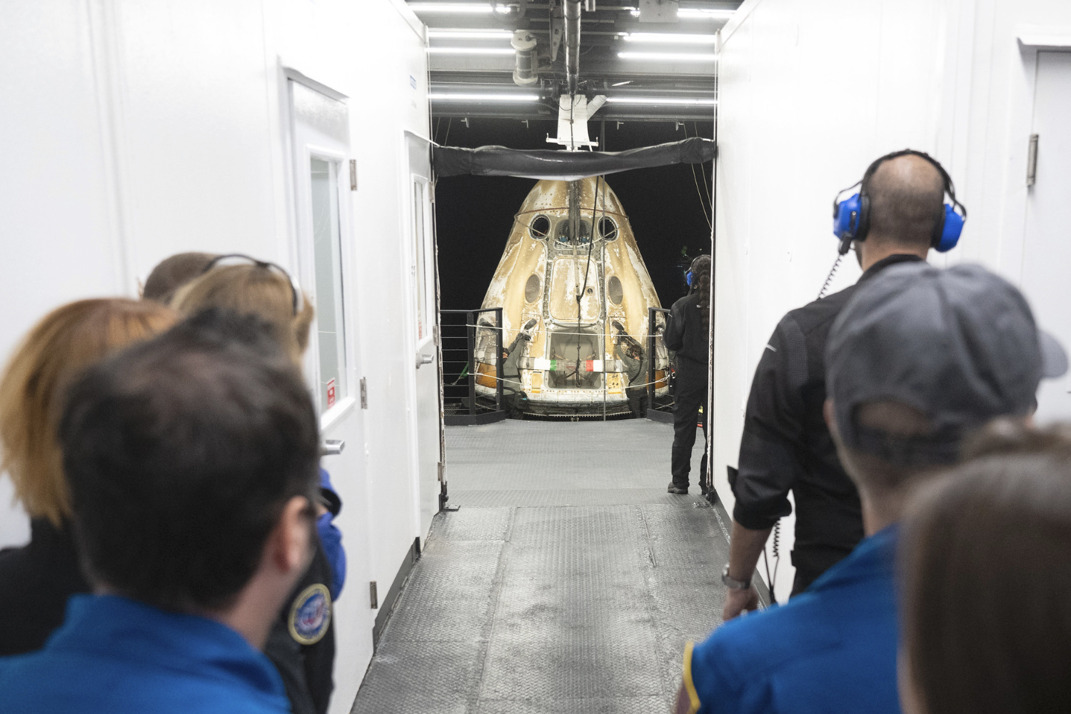 Crew Dragon Atterrissage Spacex
