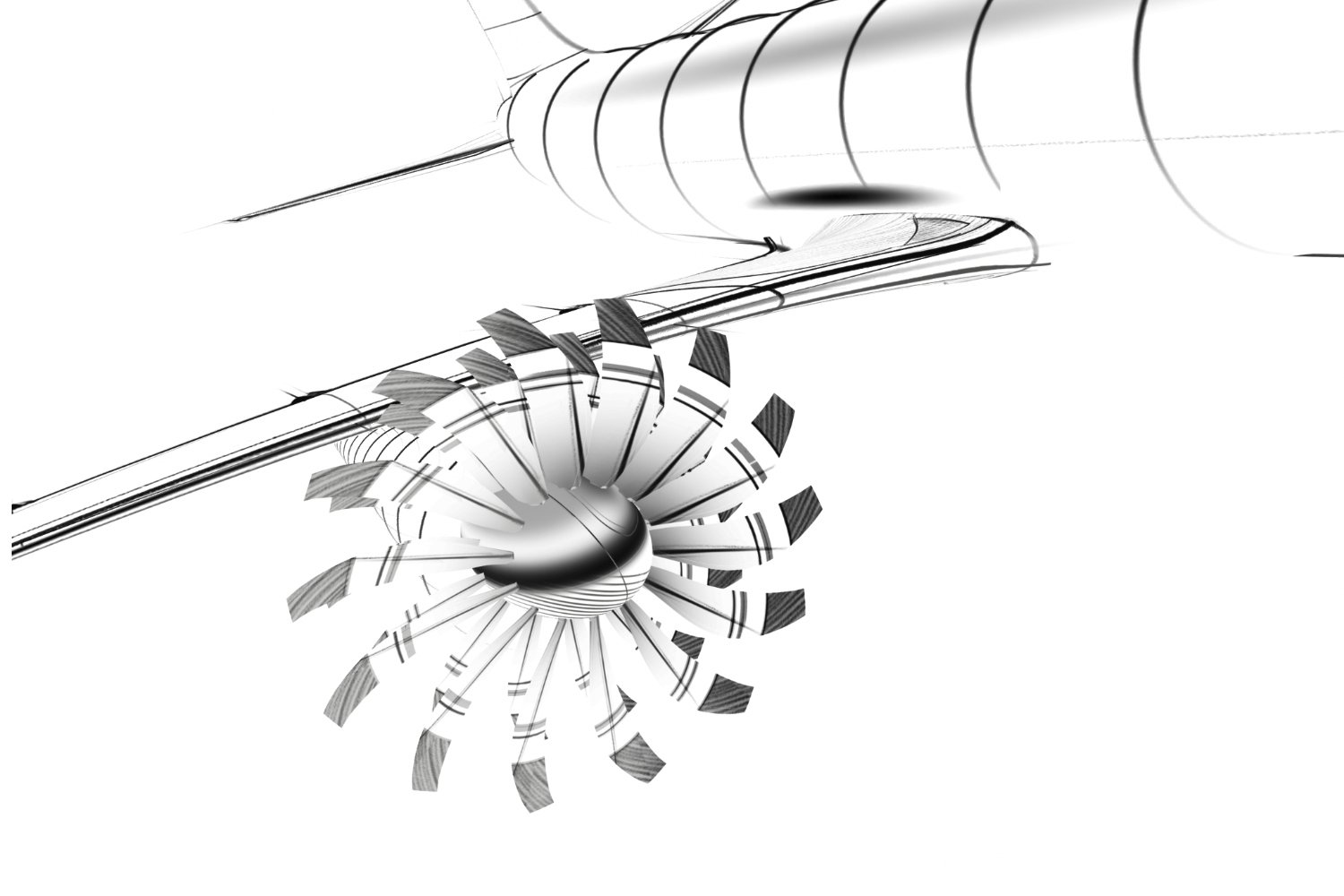 Airbus Open Fan Moteur Futur A320