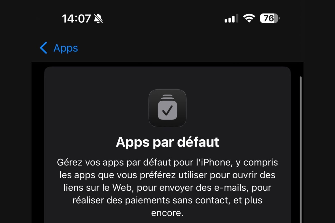 Apps Par Défaut 18.4