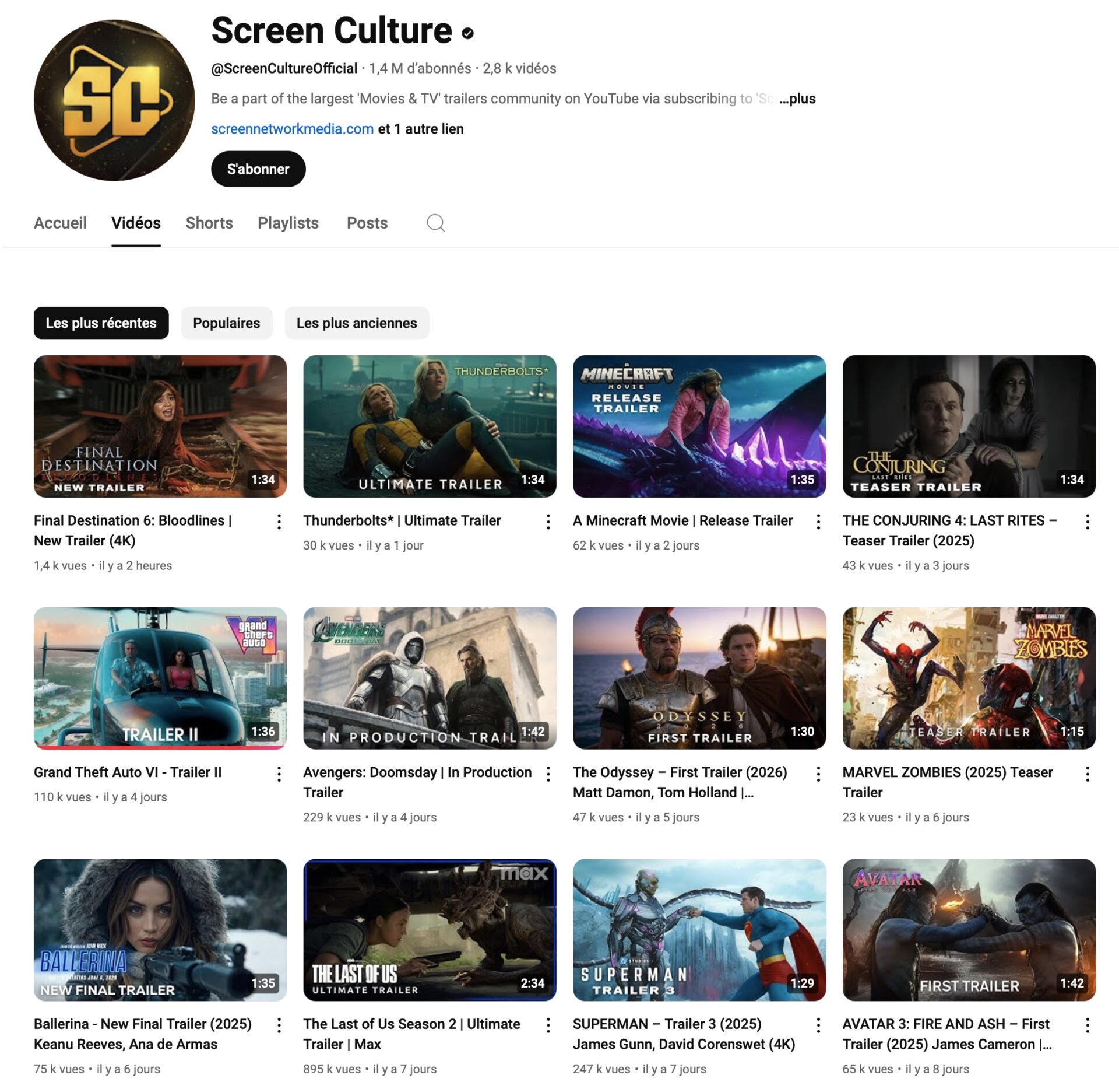 Screen Culture Youtube Trailer