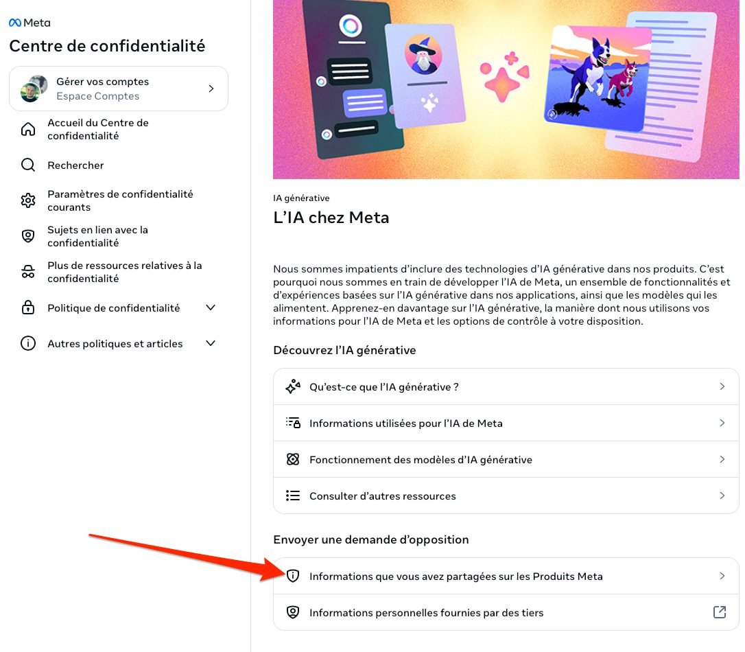 Meta Ai Empêcher Meta De Collecter Vos Données Publiques Pour Entrainer Son Ia 6