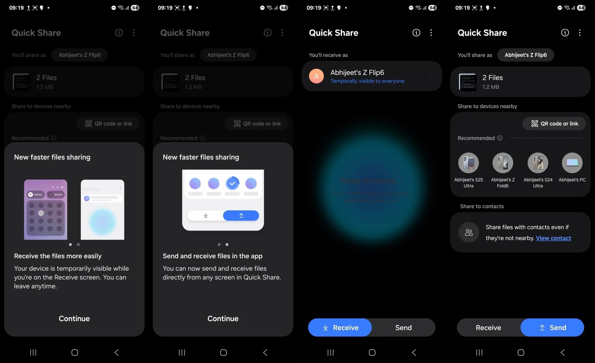 One Ui 8 Quick Share