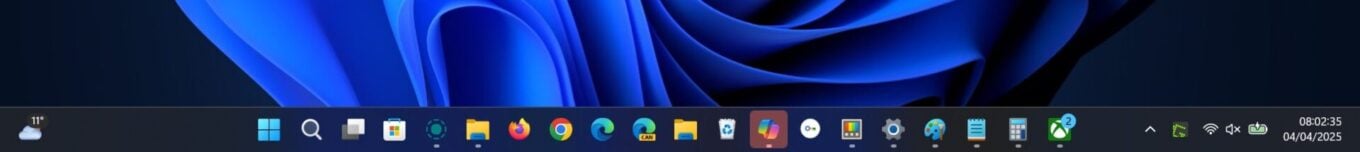 Windows 11 Barre Des Tâches Icônes Taille Dynamique 3