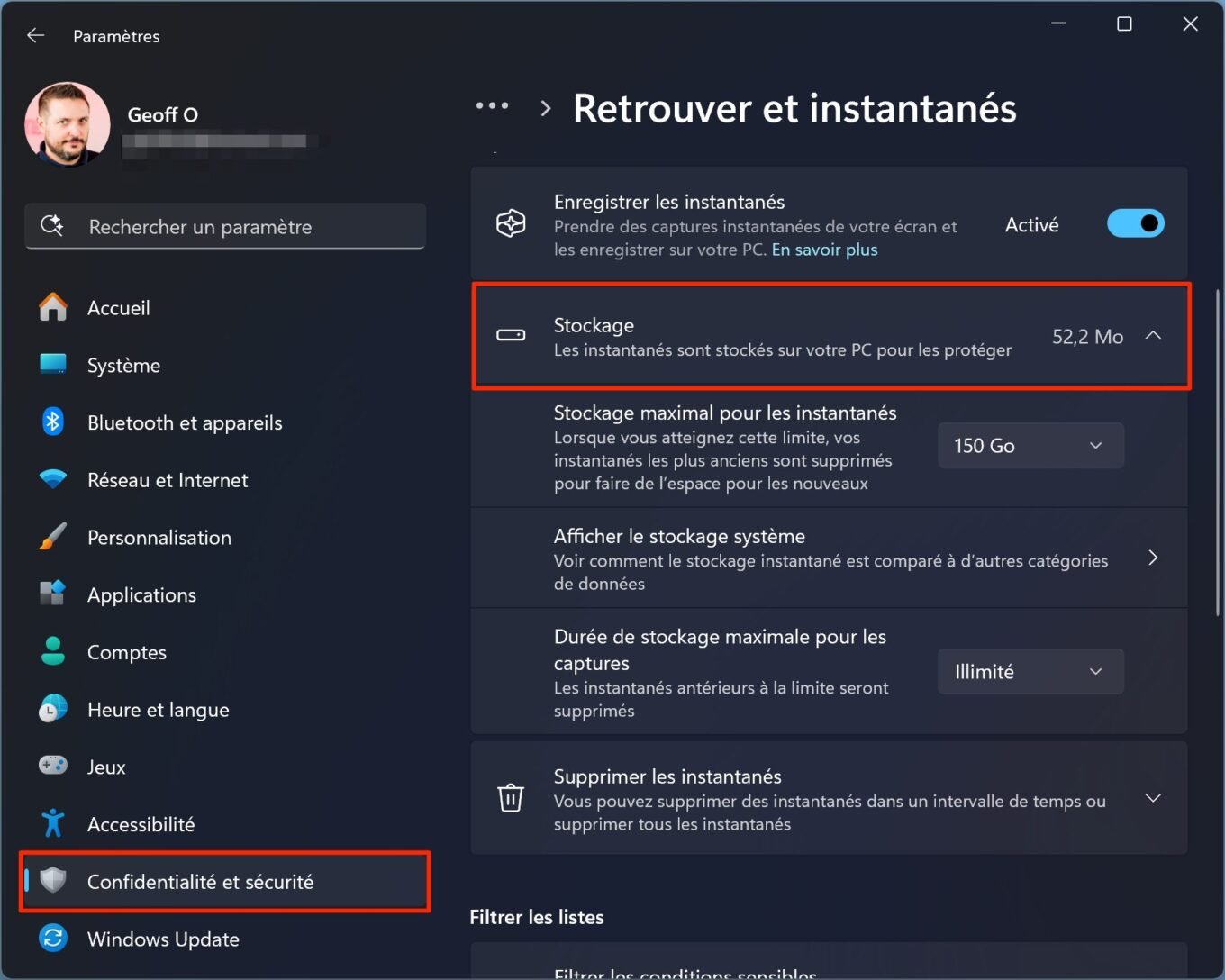 Windows 11 Recall Retrouver 15