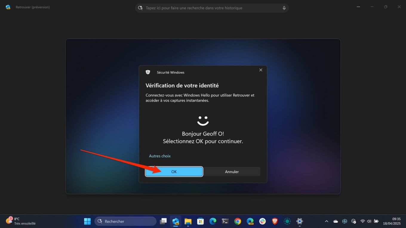 Windows 11 Recall Retrouver 7