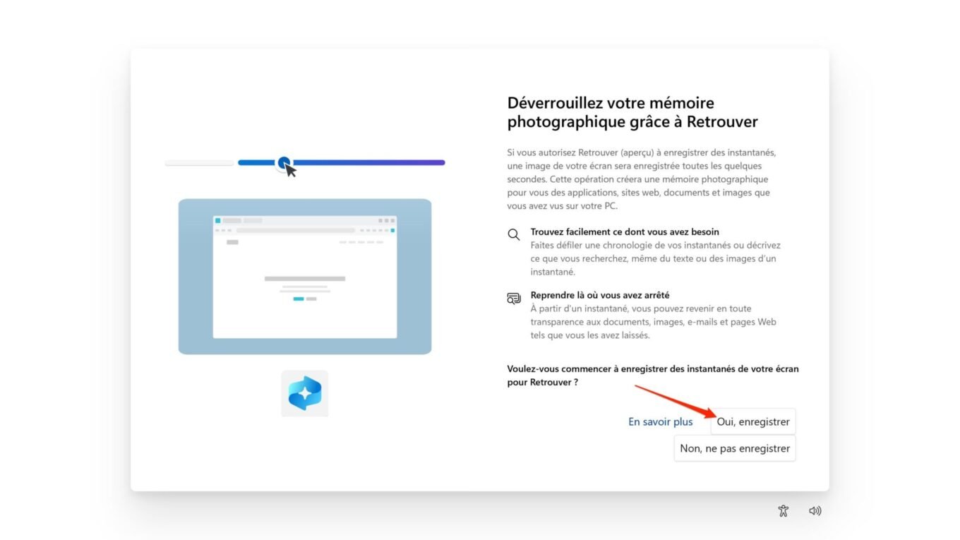 Windows 11 Recall Retrouver Configuration 1