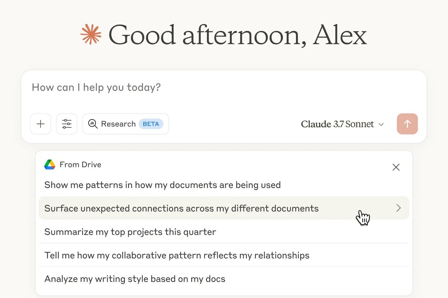 Claude Google Workspace