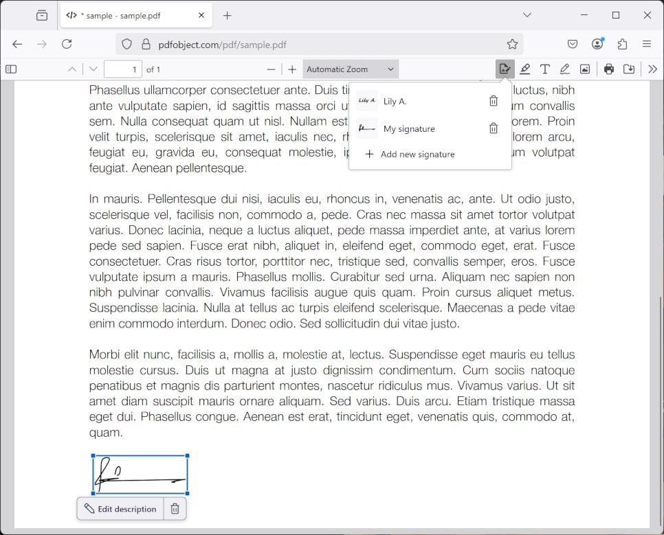 Firefox 137 Signature Pdf