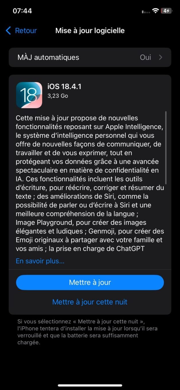Ios 18.4.1