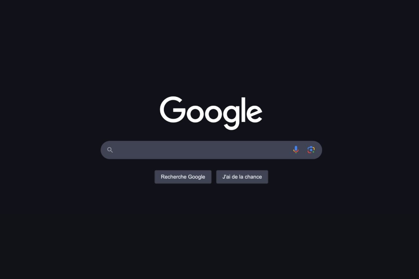 Recherche Google Page Accueil
