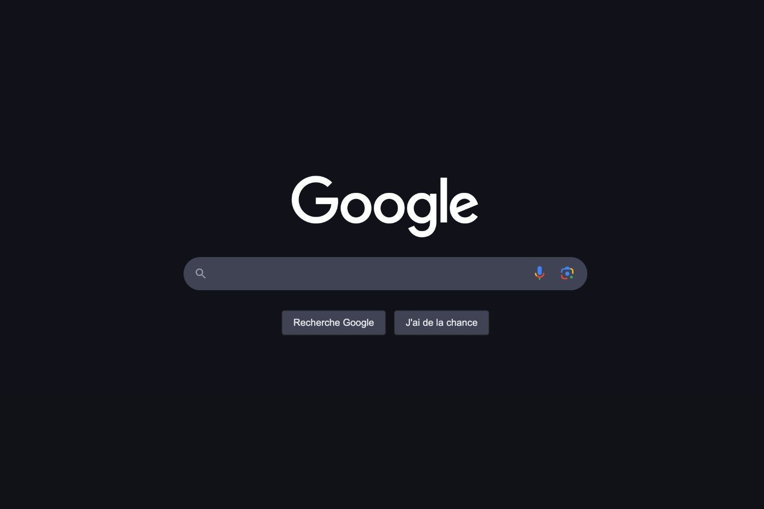 Recherche Google Page Accueil