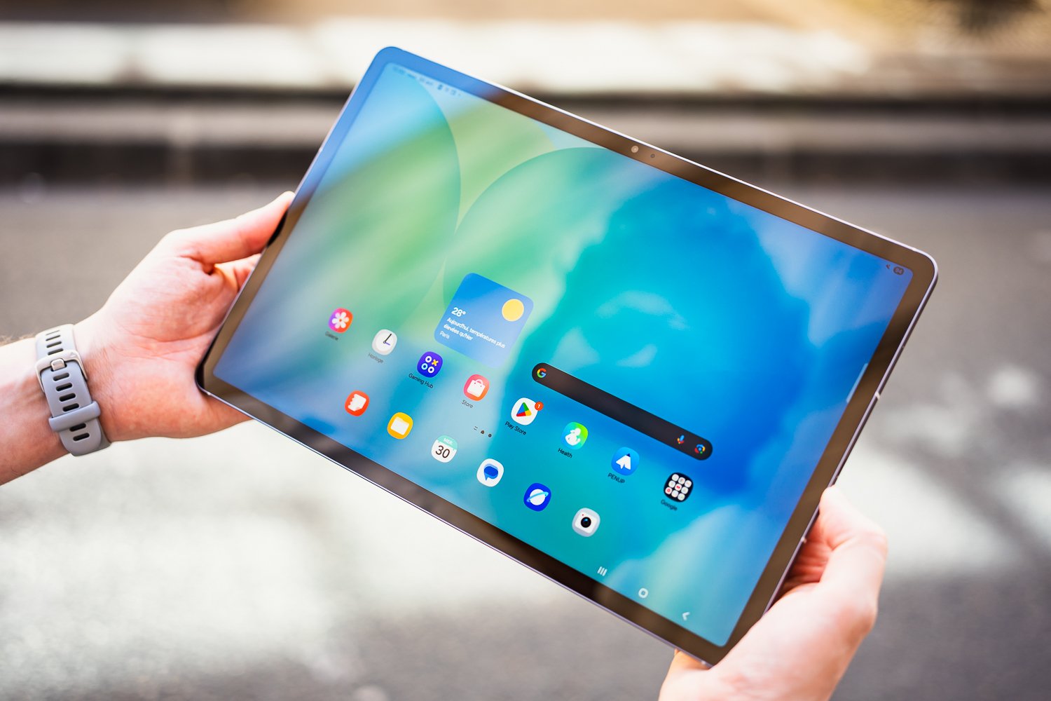 Test Samsung Galaxy Tab S10 Fe Plus Avis écran