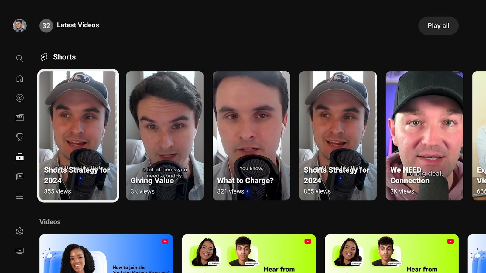 Youtube Tv Shorts