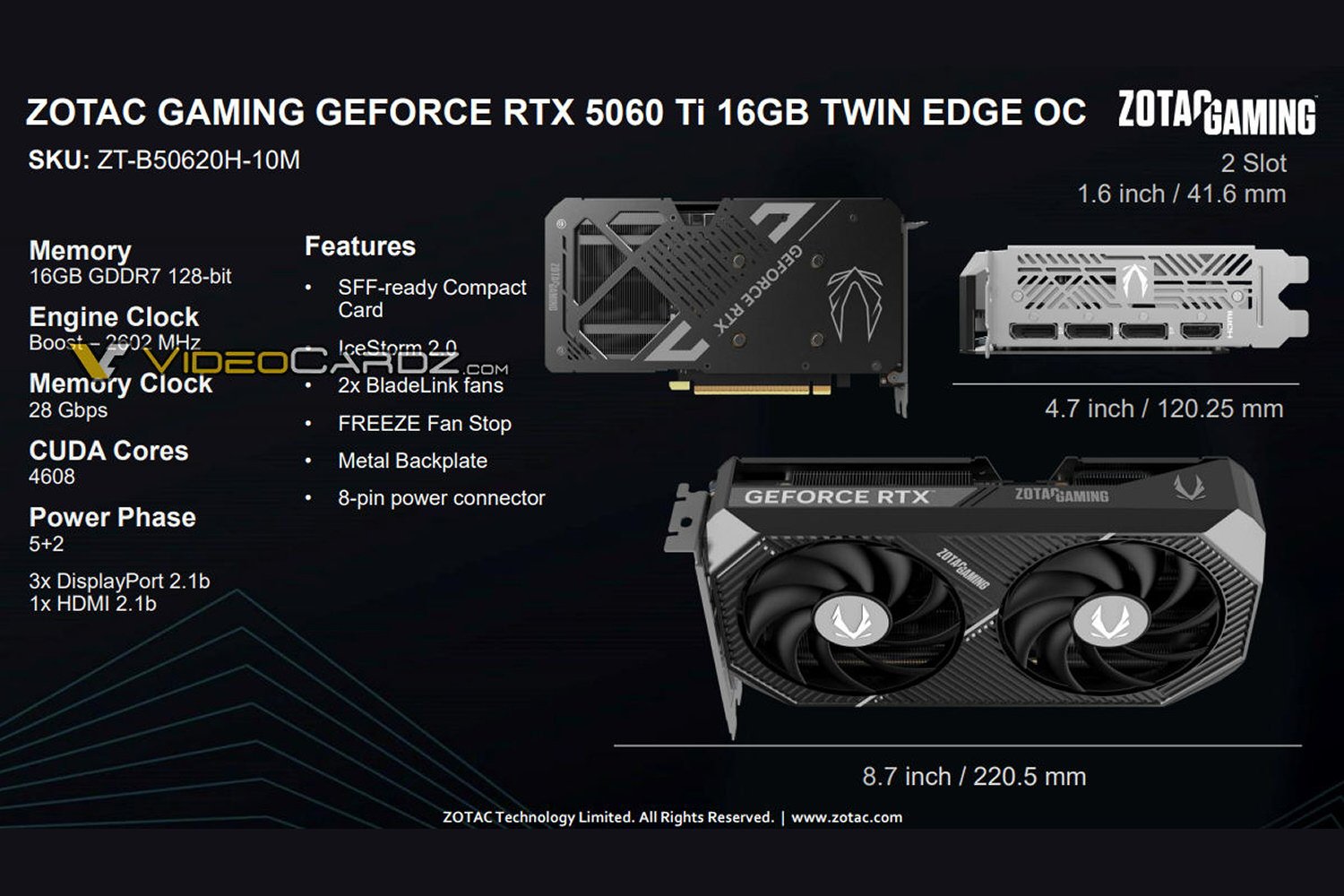 Zotac Rtx 5060ti Leak