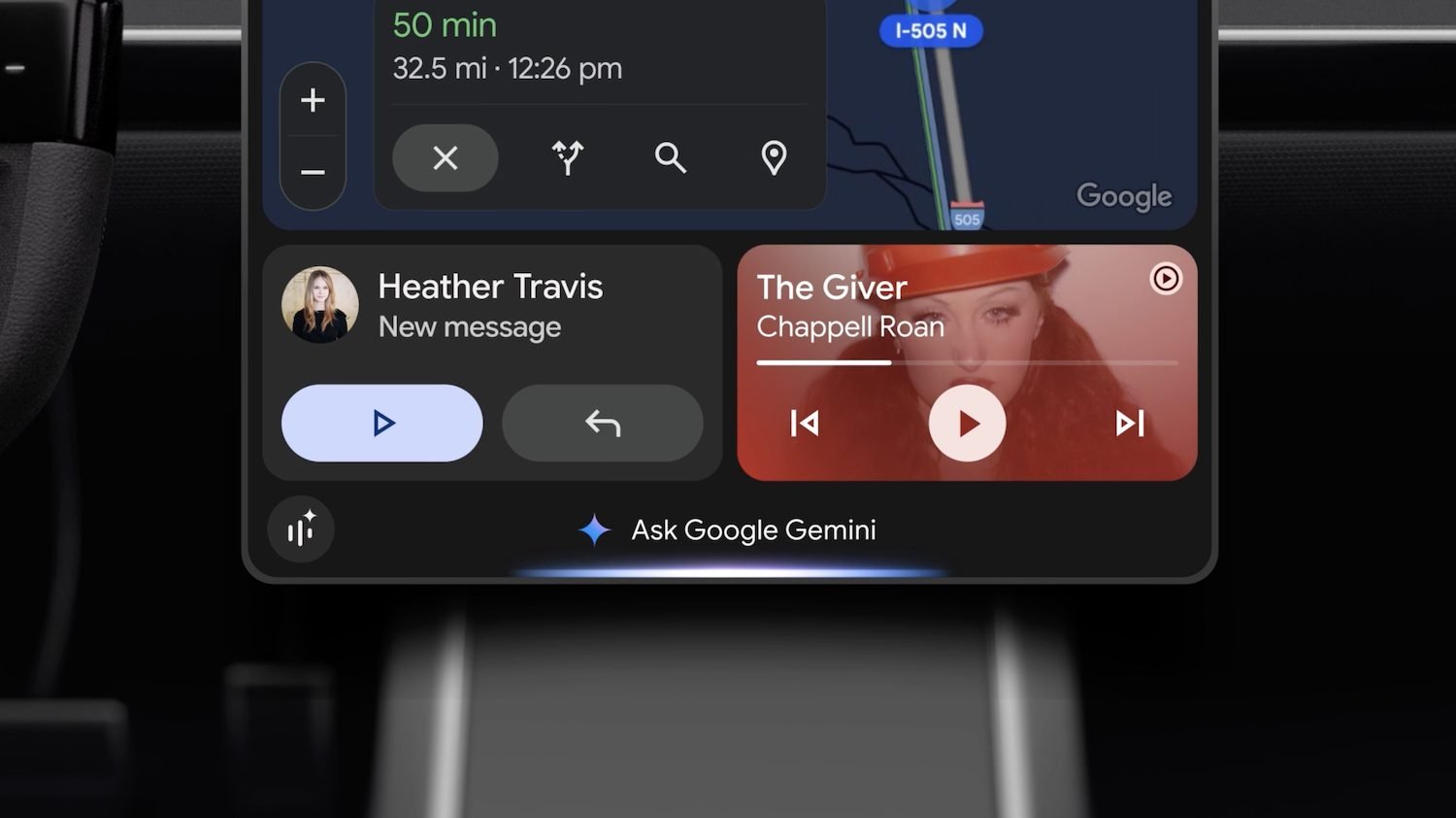 Android Auto Avec Gemini