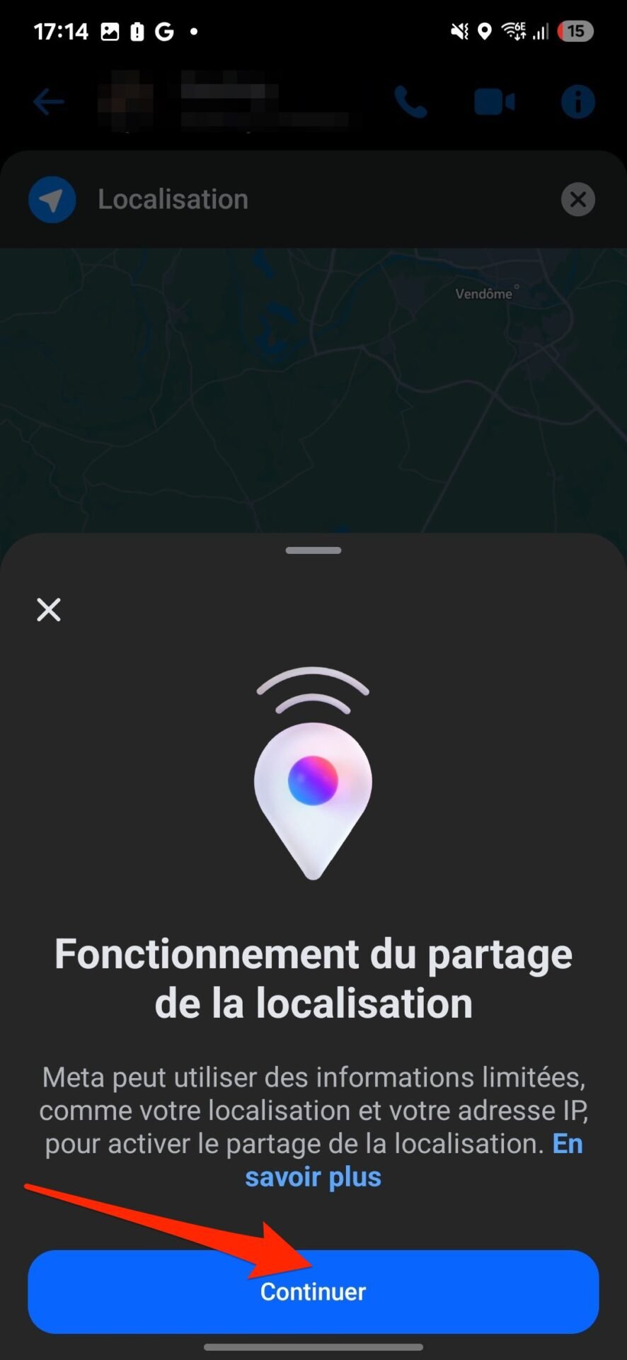 Facebook Messenger Partage De Localisation 4