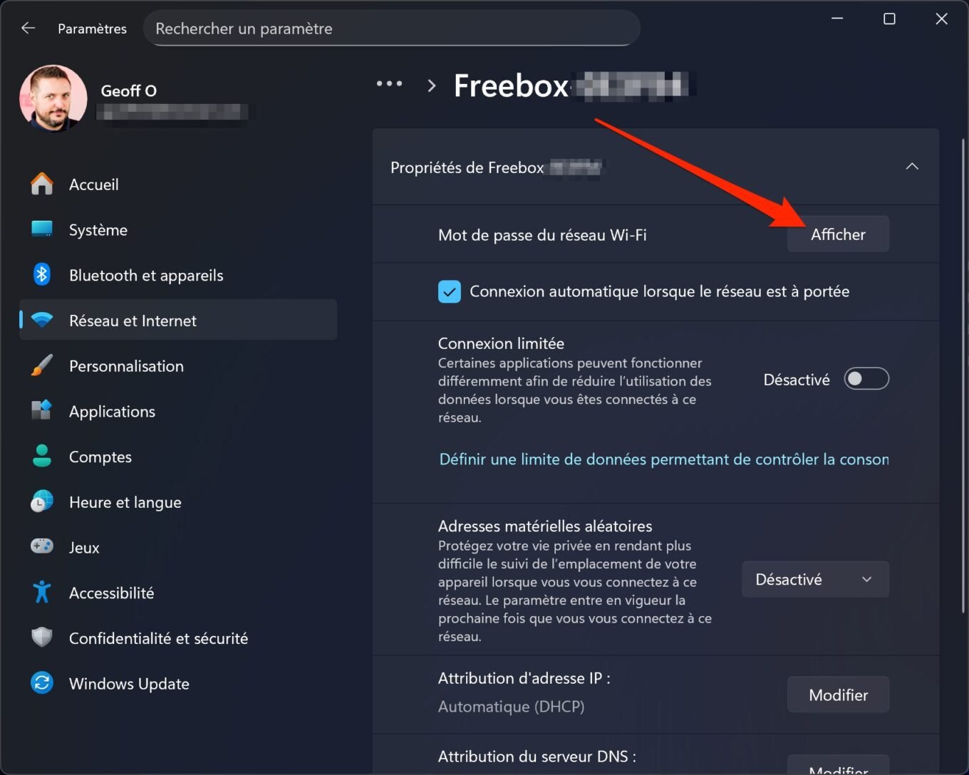 Windows 11 Retrouver Mot De Passe W Fi 3bis