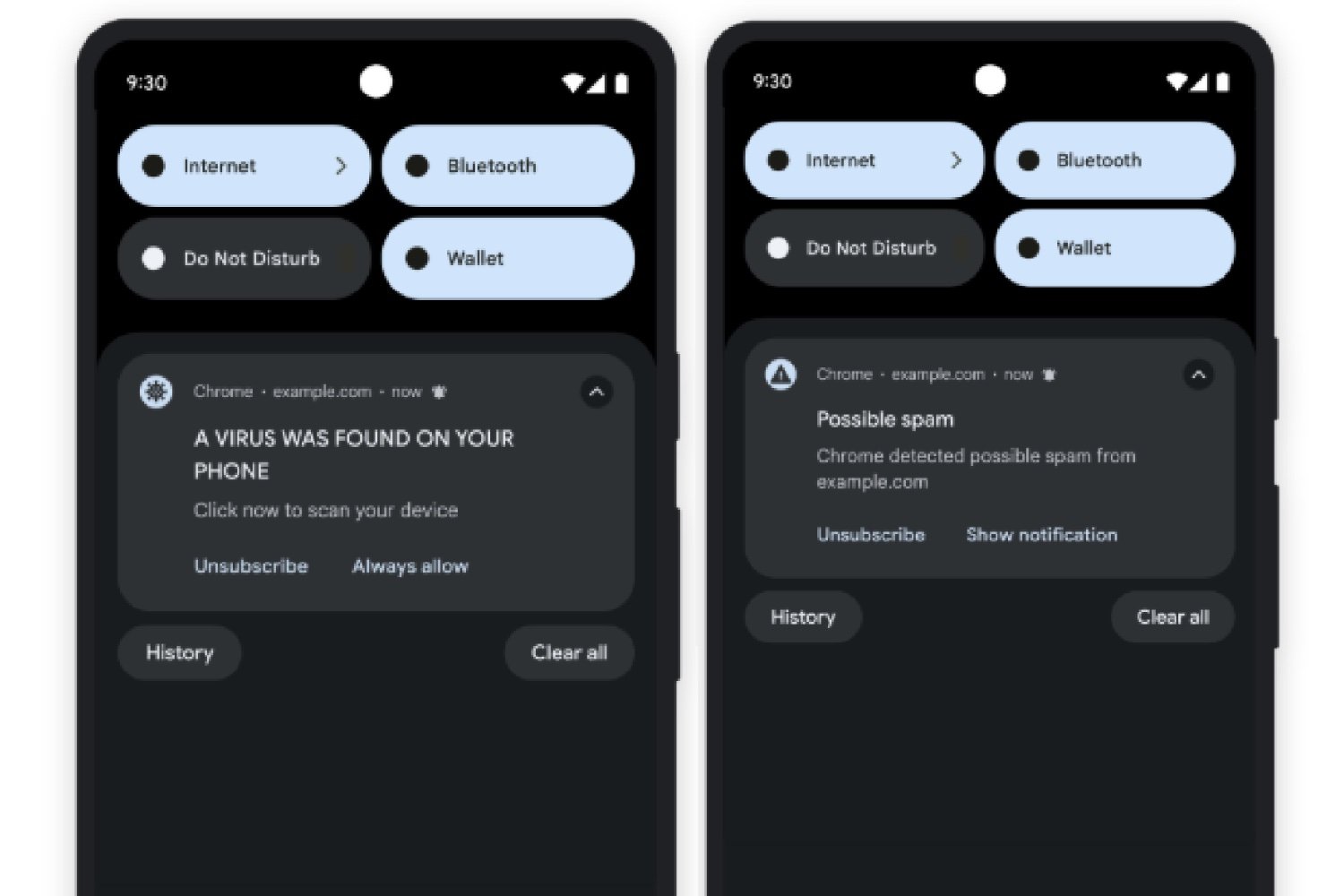Chrome Android Scam