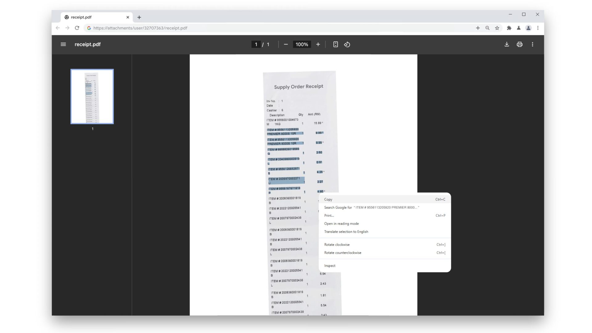 Google Chrome Texte Pdf Scan