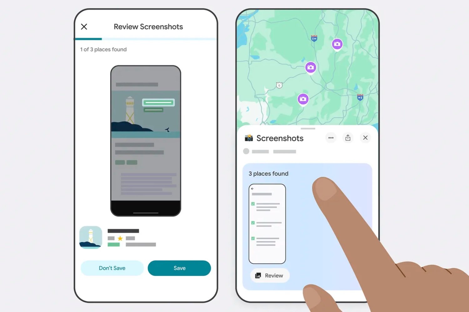 Google Maps Capture écran Iphone