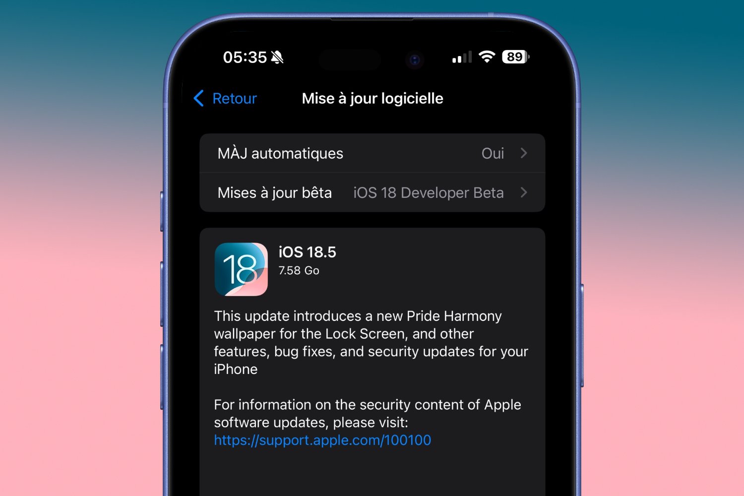 Ios 18.5