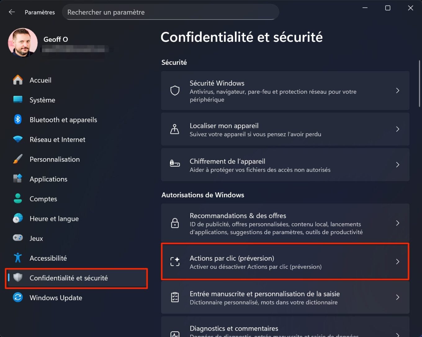 Microsoft Windows 11 Click To Do Actions Par Clic Ia 1
