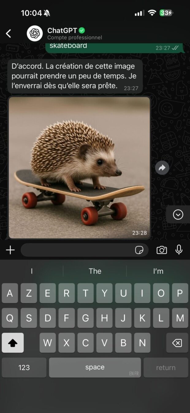 Comment Utiliser Chatgpt Et Son Générateur D'images Dans Whatsapp 1