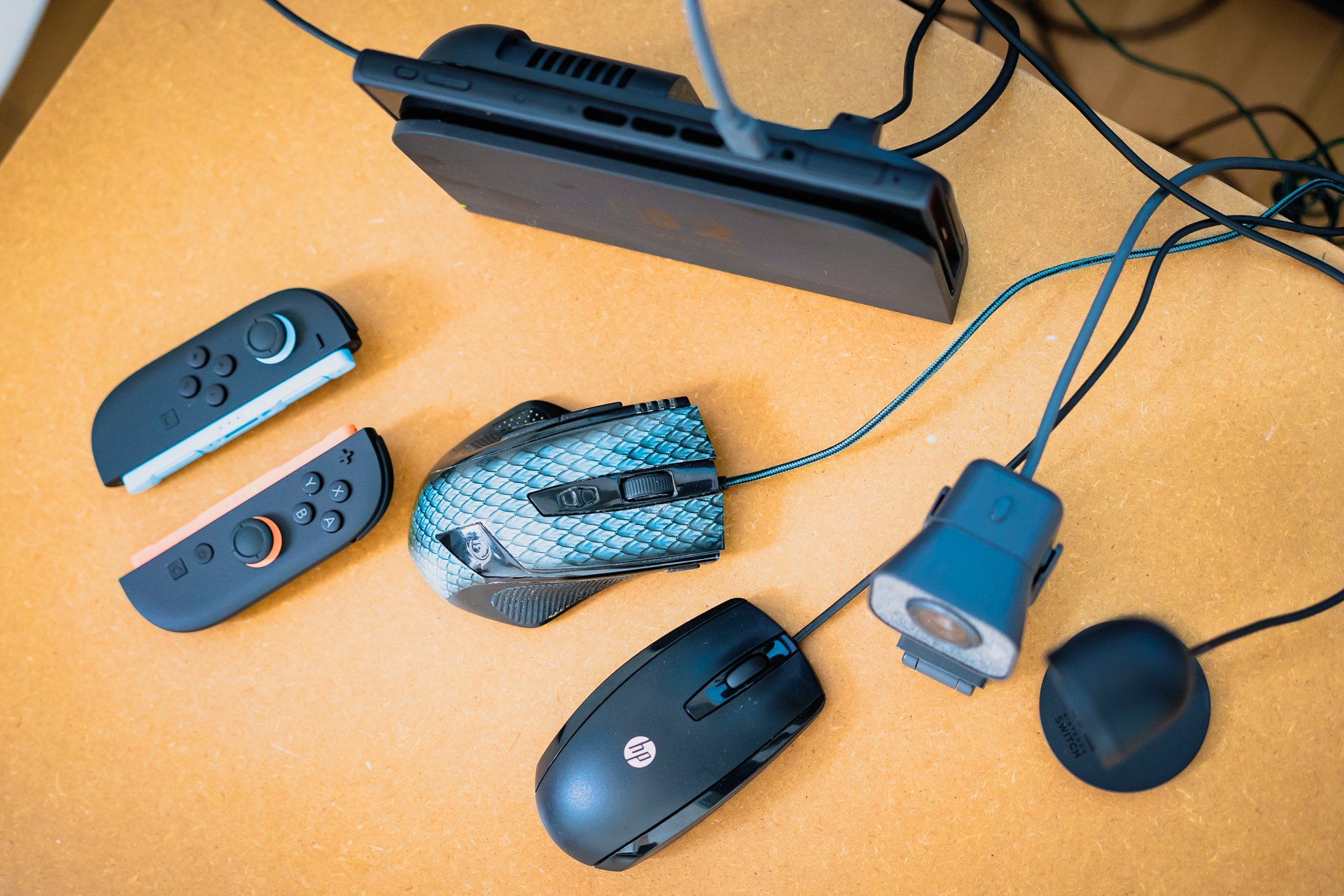 Test webcam et souris sur la Switch 2 