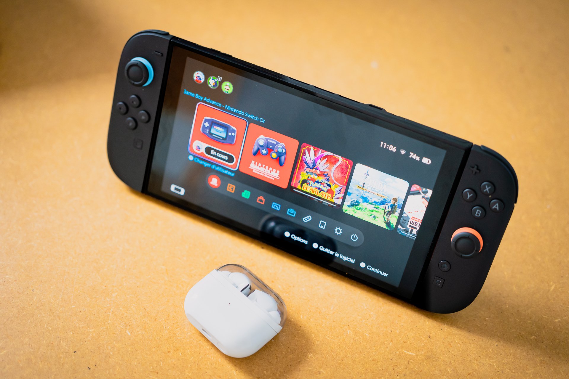 Test de l'audio Bluetooth Switch 2