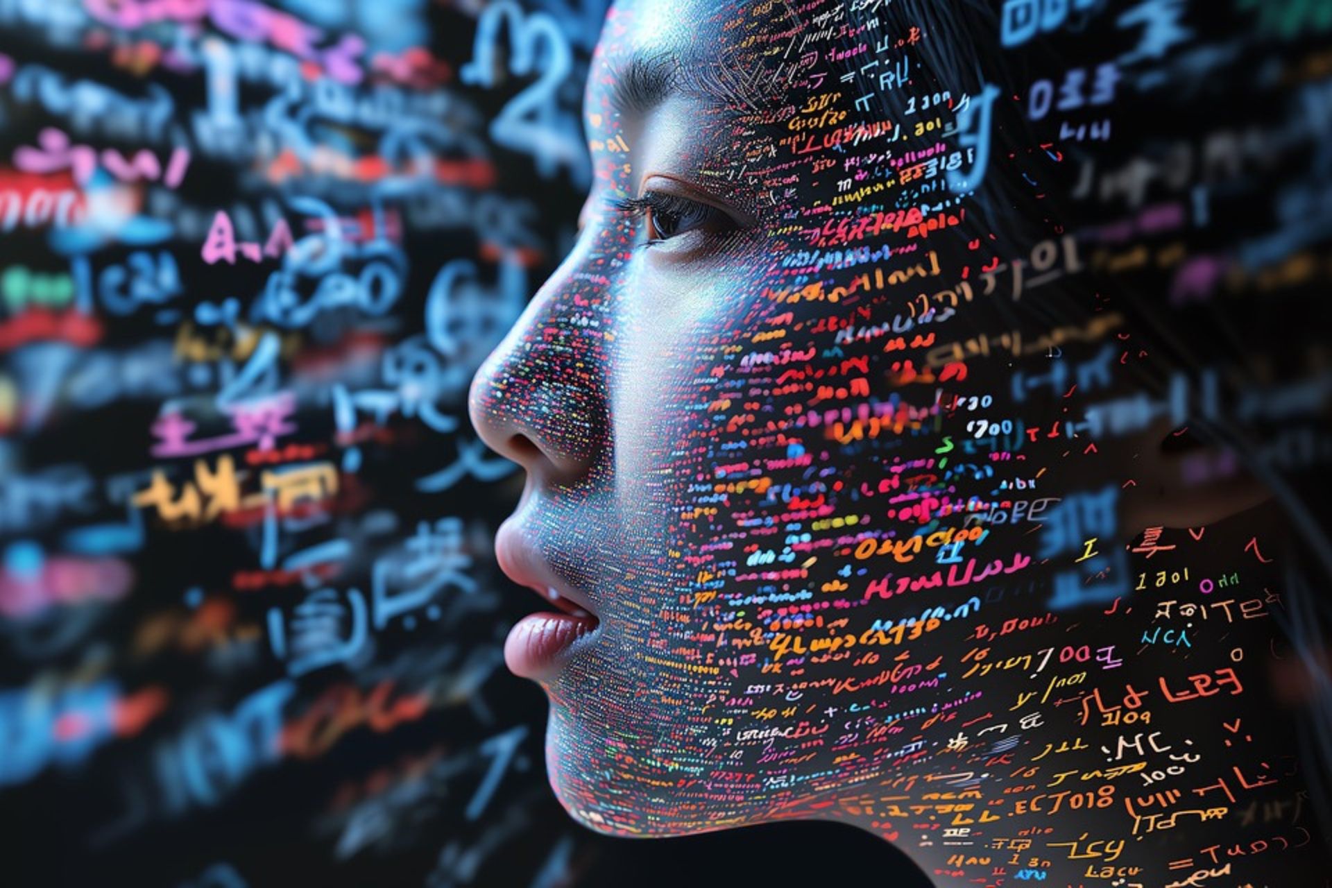Ia Femme Mathematiques Illustration