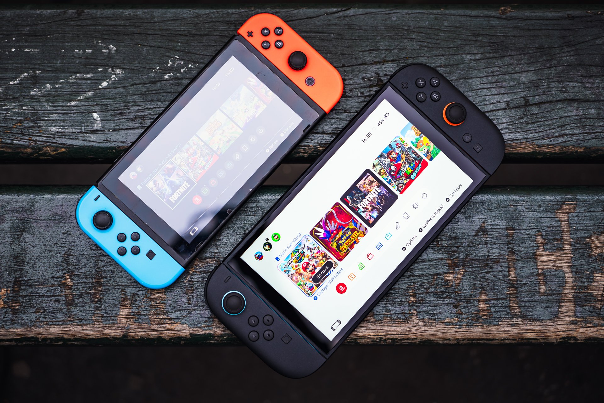 Test Nintendo Switch 2 Comparo Switch 1