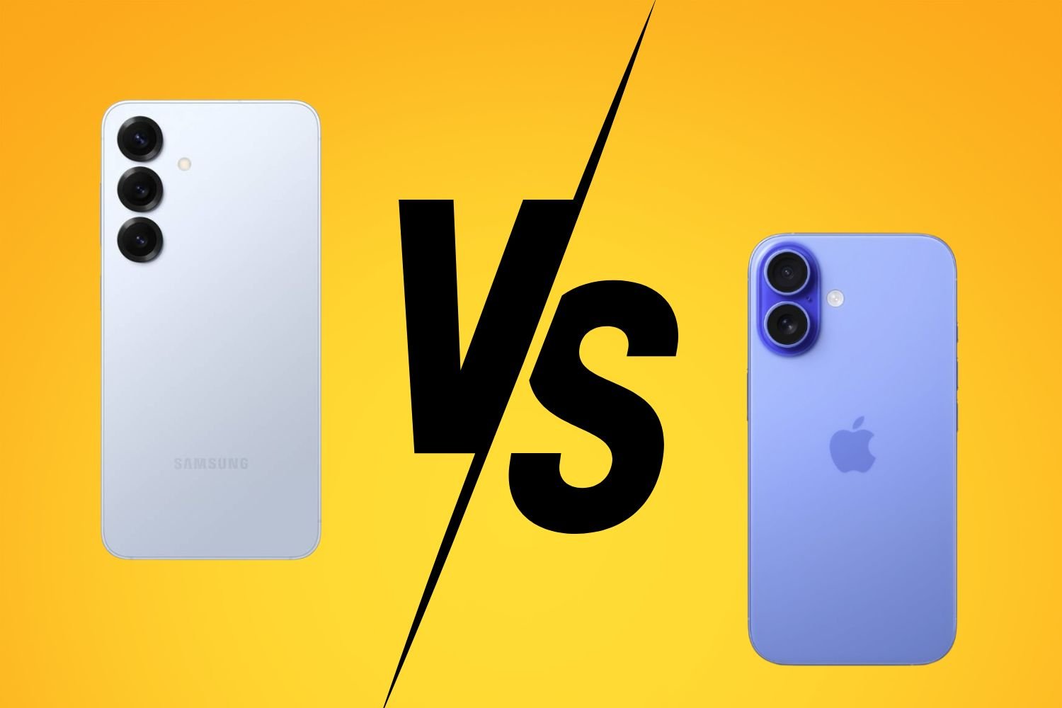 Versus Galaxy S25 iPhone 16