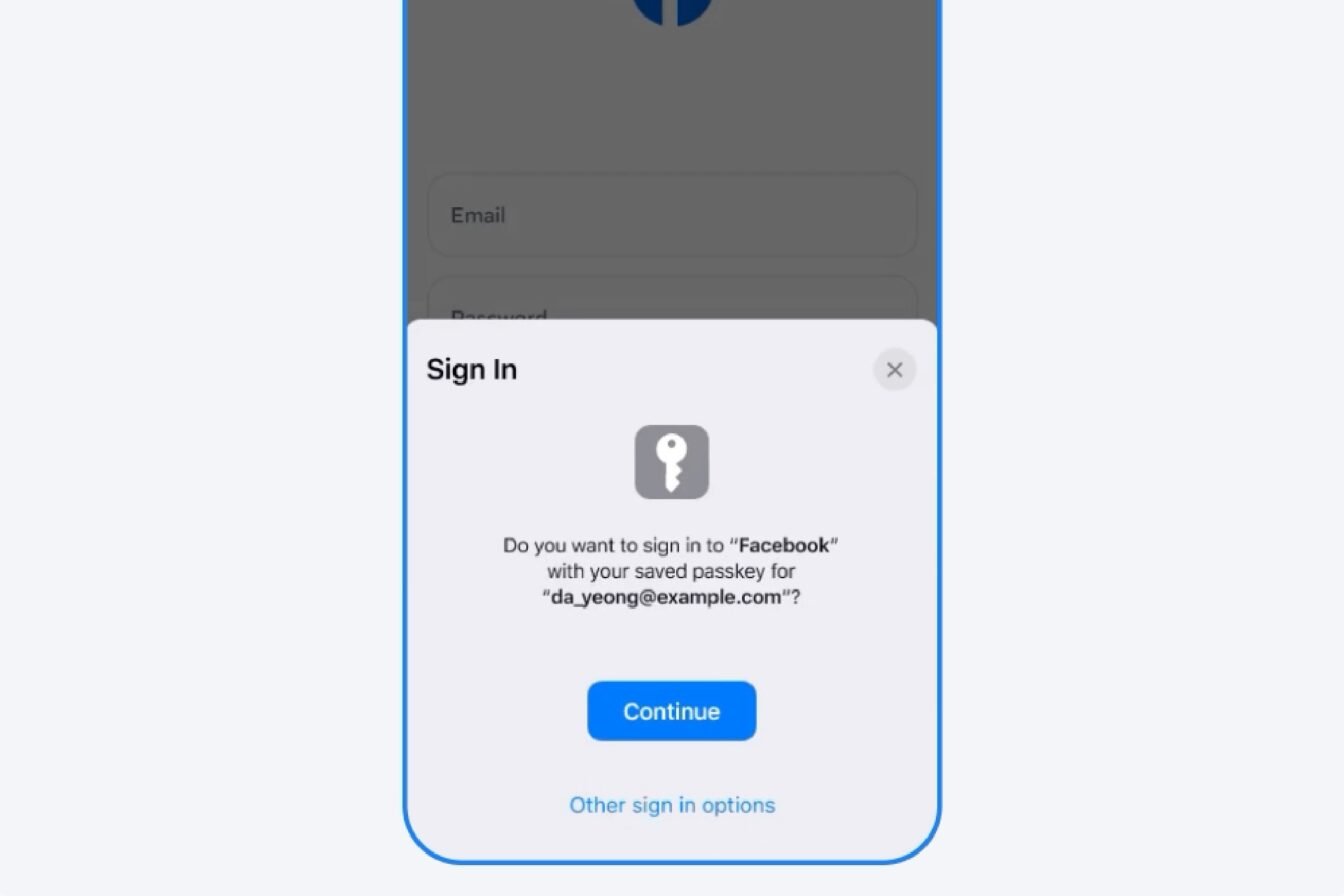 Facebook Passkey