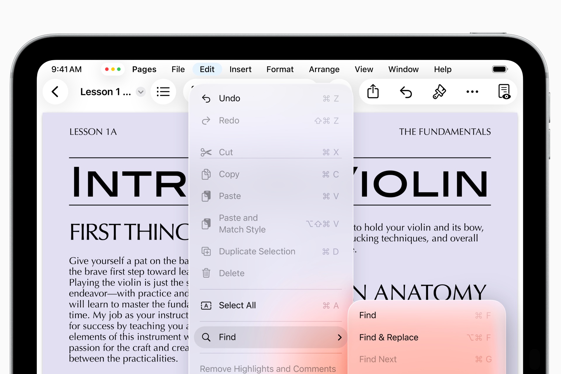 Ipados 26 Barre De Menus