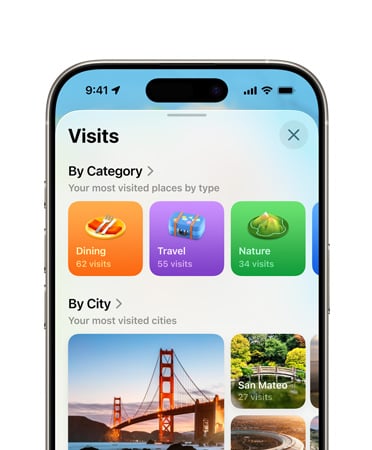 Iphone Ios 26 Apple Maps Lieux Visités