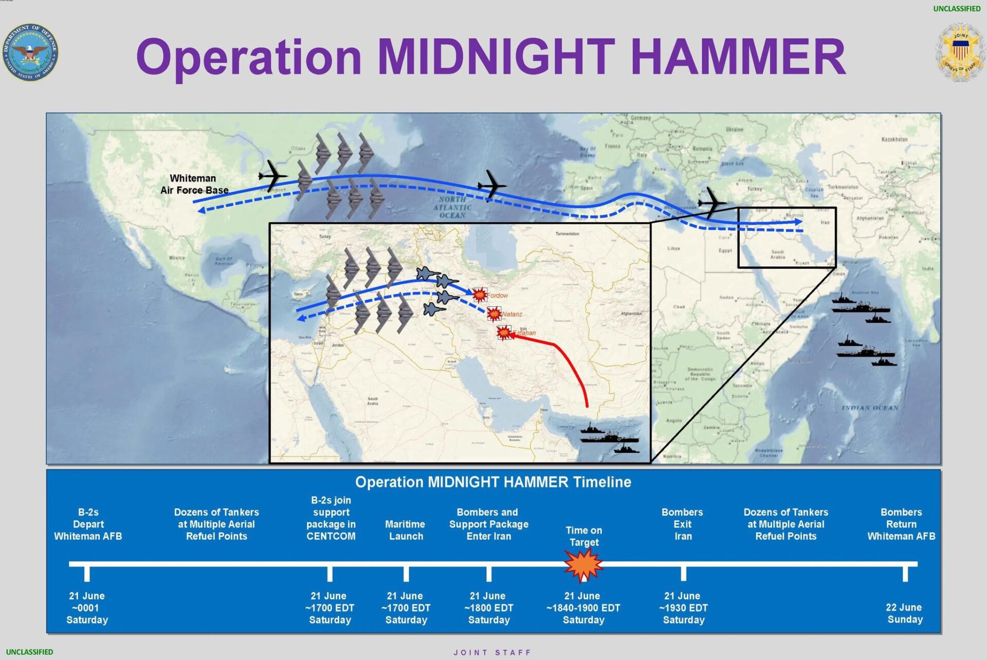 Operation Marteau Minuit Iran B2 Bombardier