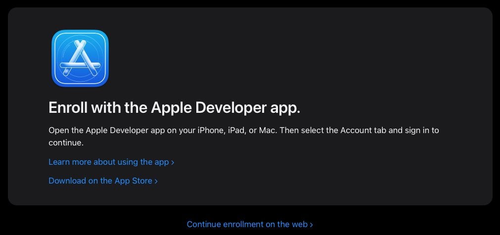 Programme Développeur Apple