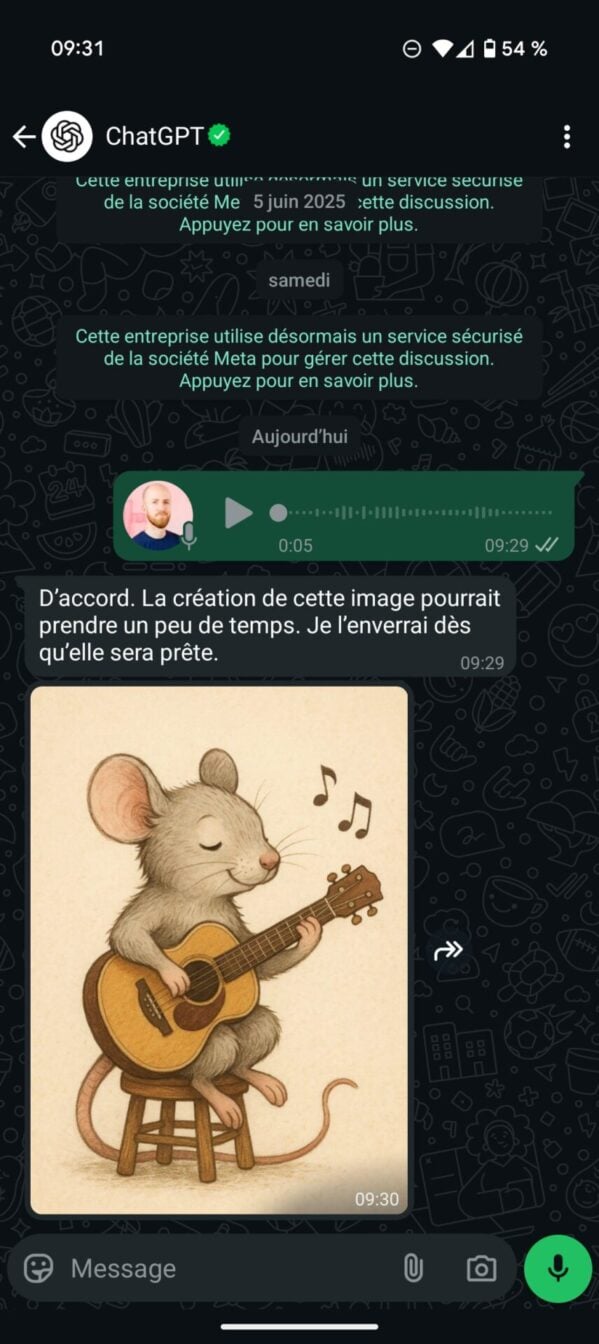 Whatsapp Chatgpt Generer Image