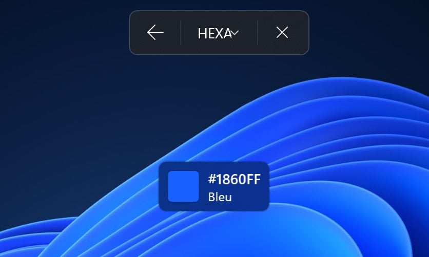 Windows 11 Outil Capture D'écran Sélecteur De Couleur