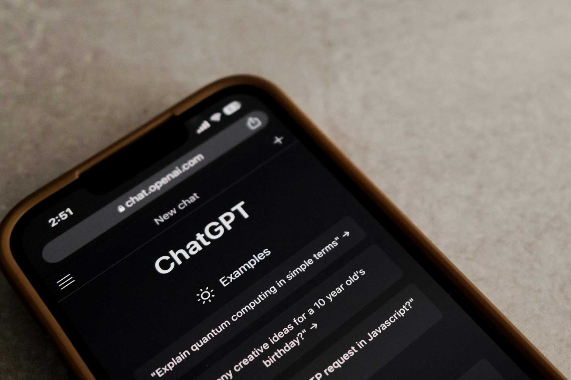 Chatgpt App Smartphone Ia