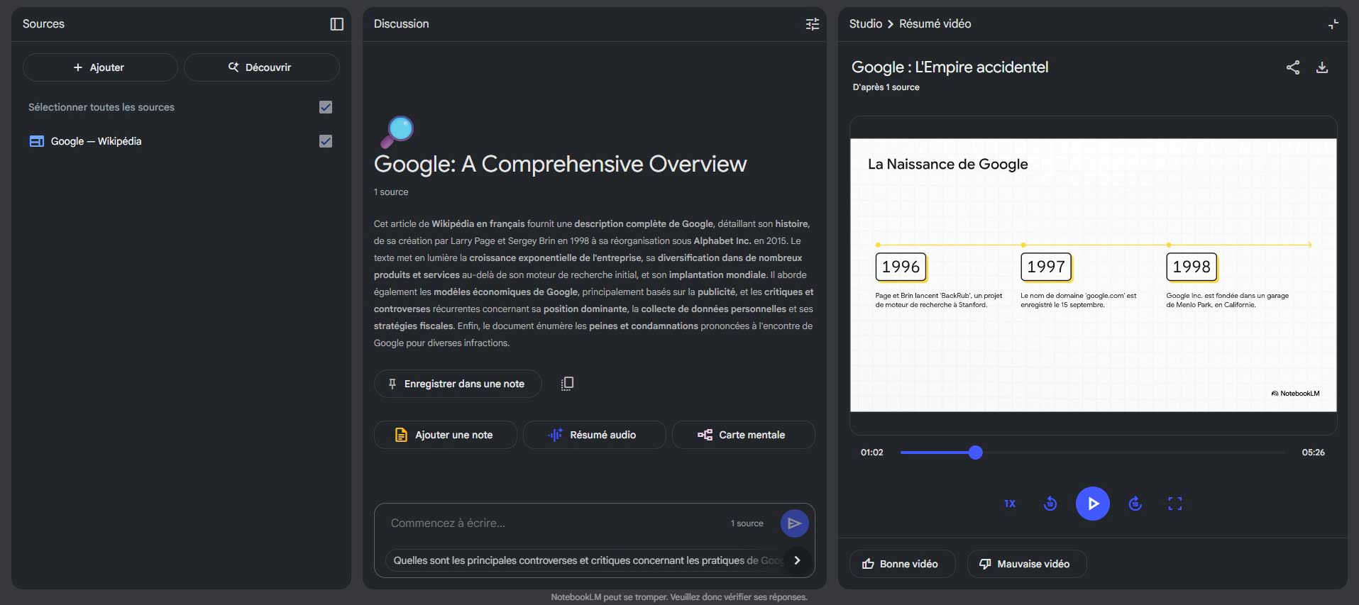 Google Notebooklm Video